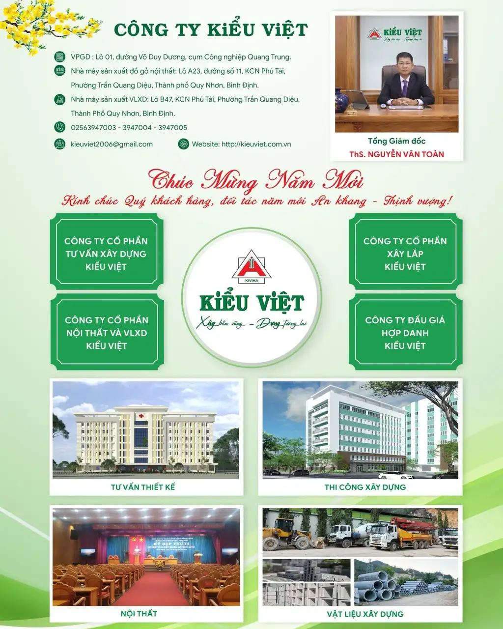 Công ty Kiểu Việt Chúc mừng năm mới