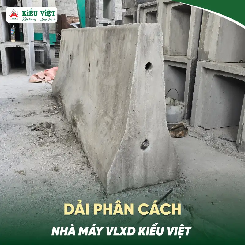 Sản phẩm dải phân cách bê tông đúc sẵn c